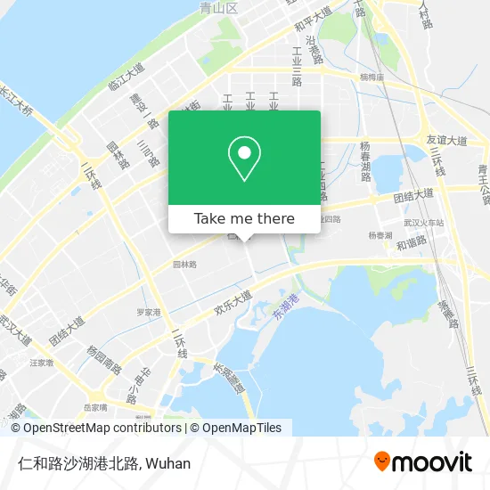 仁和路沙湖港北路 map