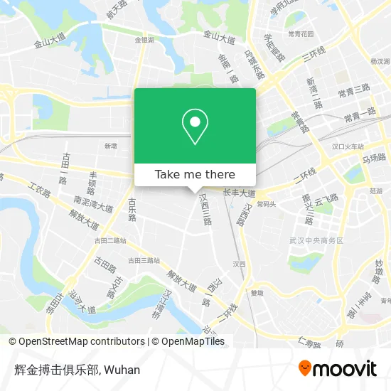辉金搏击俱乐部 map