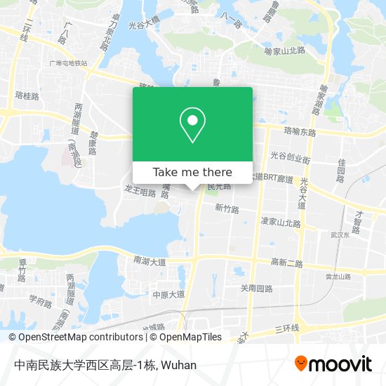 中南民族大学西区高层-1栋 map