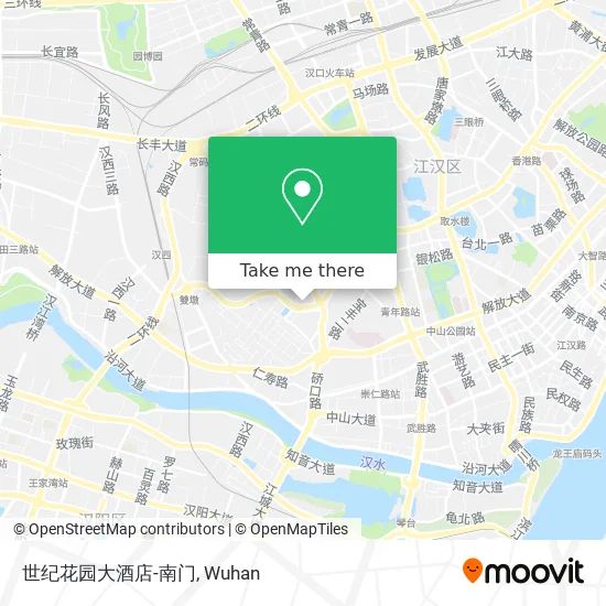 世纪花园大酒店-南门 map