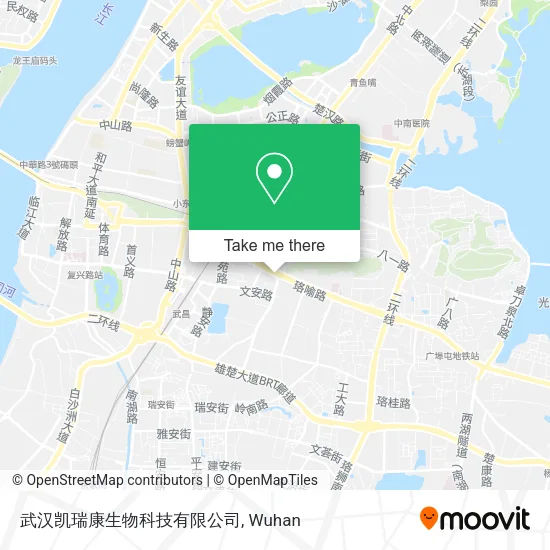 武汉凯瑞康生物科技有限公司 map