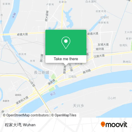 程家大塆 map