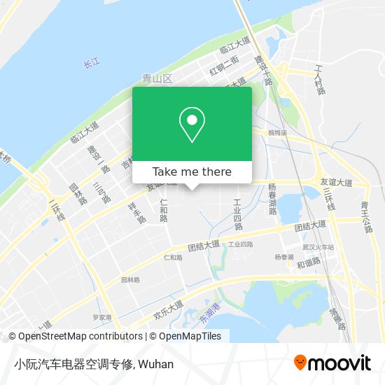 小阮汽车电器空调专修 map