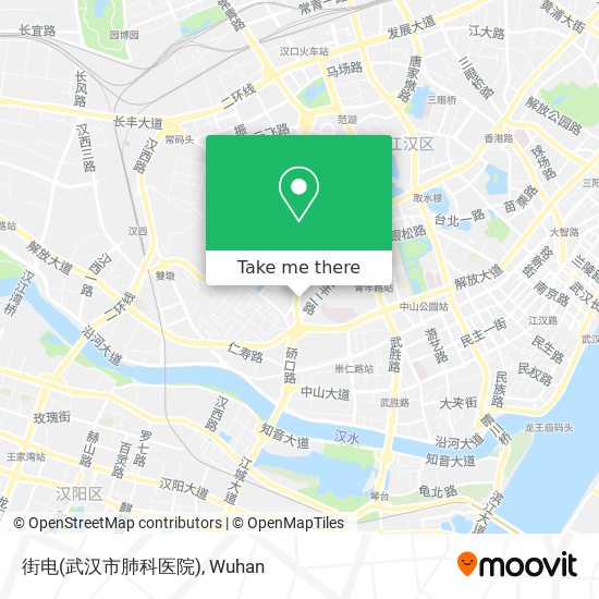 街电(武汉市肺科医院) map