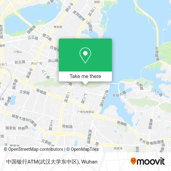 中国银行ATM(武汉大学东中区) map