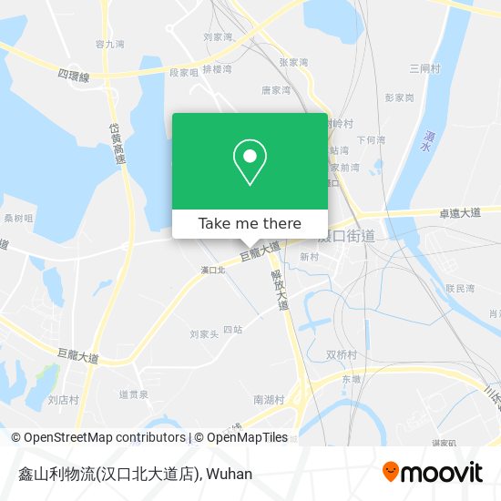 鑫山利物流(汉口北大道店) map