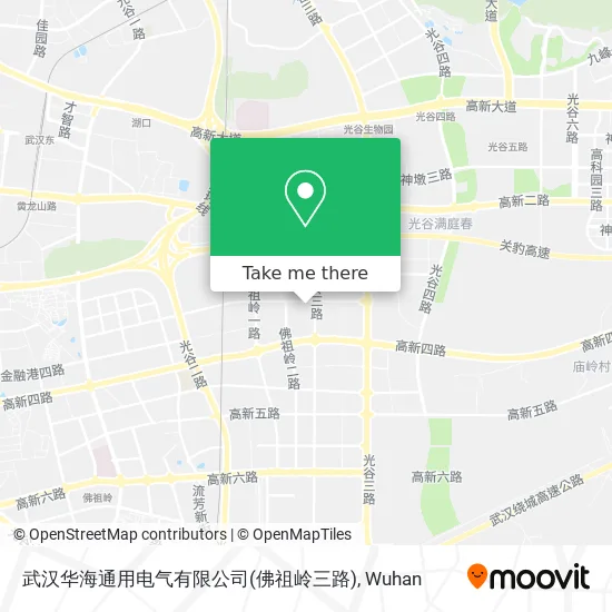 武汉华海通用电气有限公司(佛祖岭三路) map