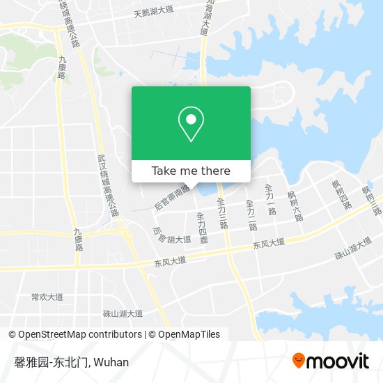 馨雅园-东北门 map
