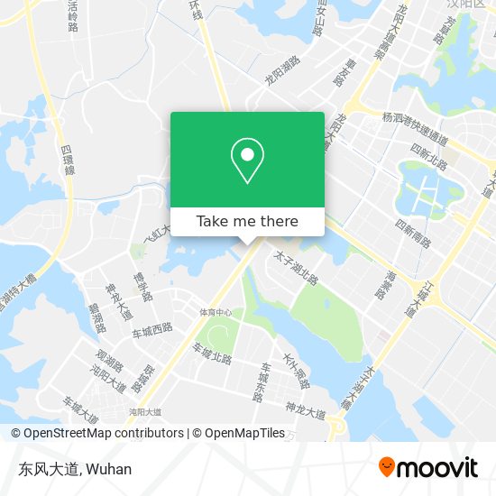 东风大道 map