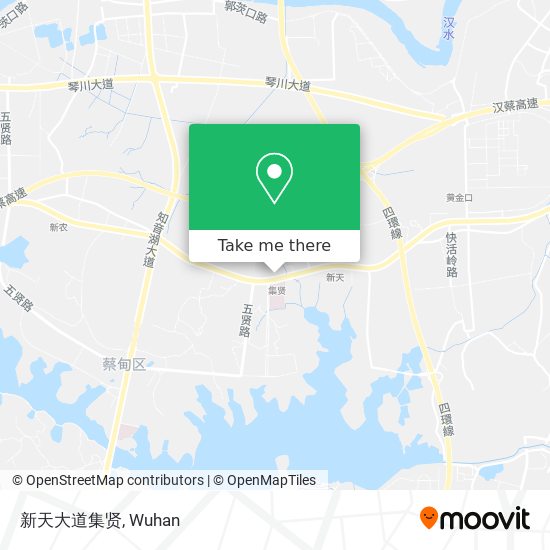 新天大道集贤 map