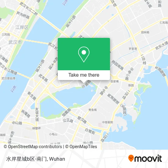 水岸星城b区-南门 map