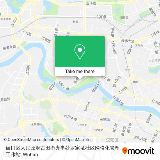 硚口区人民政府古田街办事处罗家墩社区网格化管理工作站 map