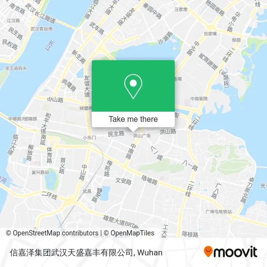 信嘉泽集团武汉天盛嘉丰有限公司 map