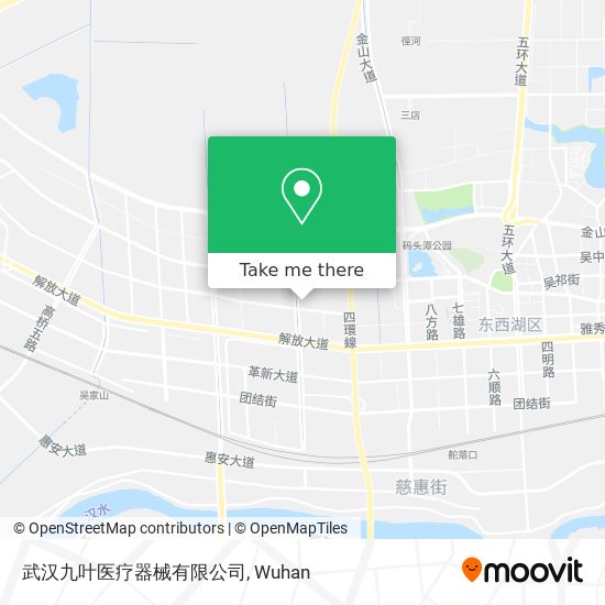 武汉九叶医疗器械有限公司 map