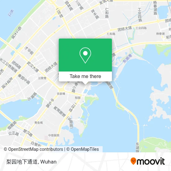 梨园地下通道 map