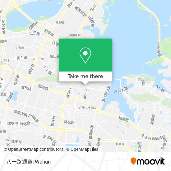 八一路通道 map