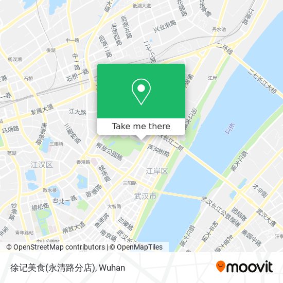 徐记美食(永清路分店) map