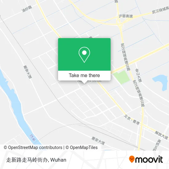 走新路走马岭街办 map
