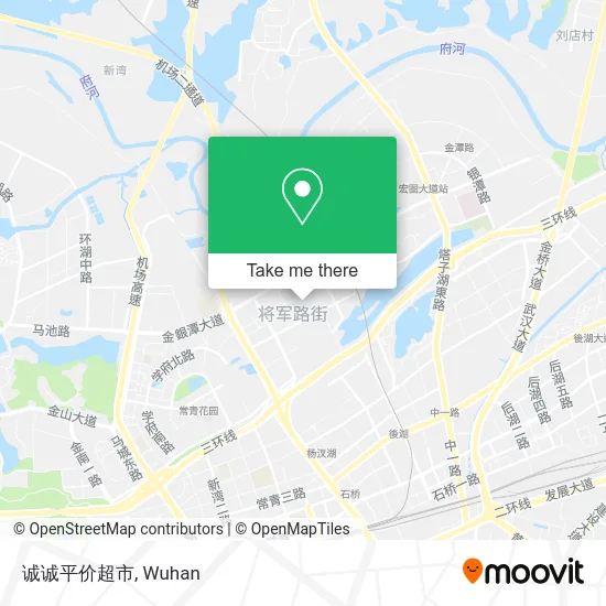 诚诚平价超市 map