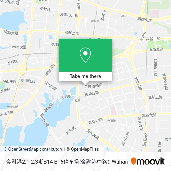 金融港2.1-2.3期B14-B15停车场(金融港中路) map