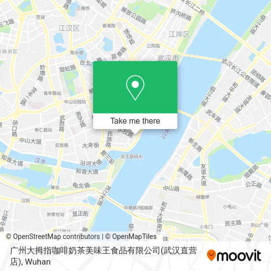 广州大拇指咖啡奶茶美味王食品有限公司(武汉直营店) map