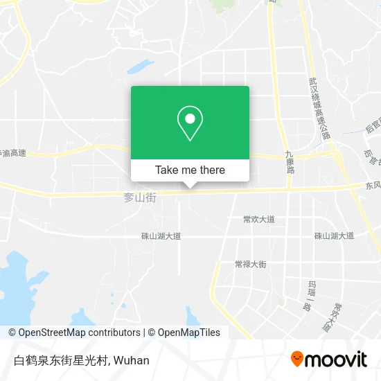 白鹤泉东街星光村 map