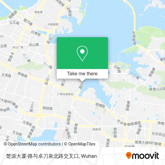 楚源大厦-路与卓刀泉北路交叉口 map