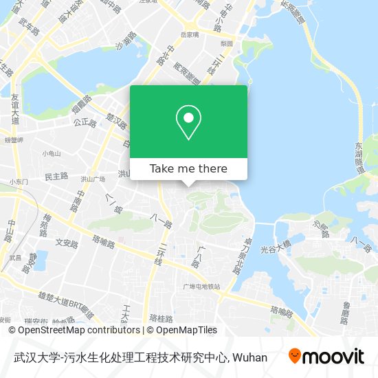 武汉大学-污水生化处理工程技术研究中心 map