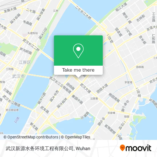 武汉新源水务环境工程有限公司 map