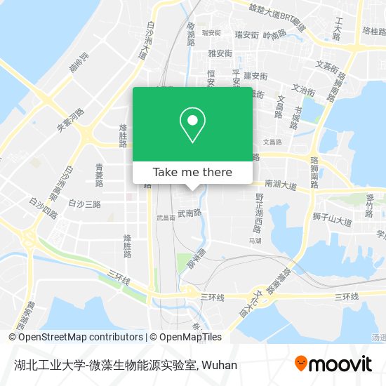 湖北工业大学-微藻生物能源实验室 map