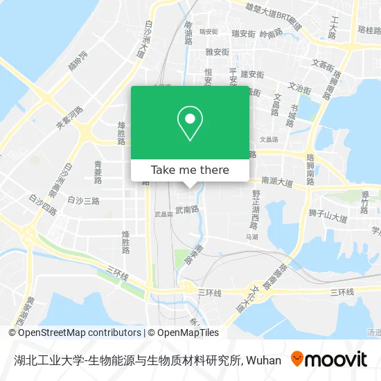 湖北工业大学-生物能源与生物质材料研究所 map