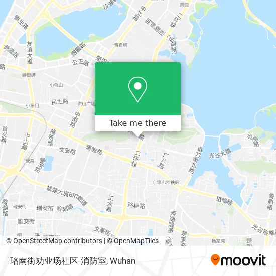 珞南街劝业场社区-消防室 map