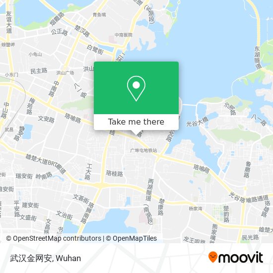 武汉金网安 map