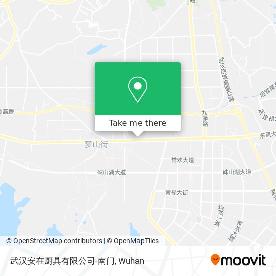 武汉安在厨具有限公司-南门 map
