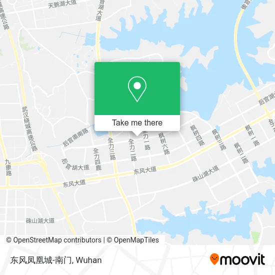 东风凤凰城-南门 map