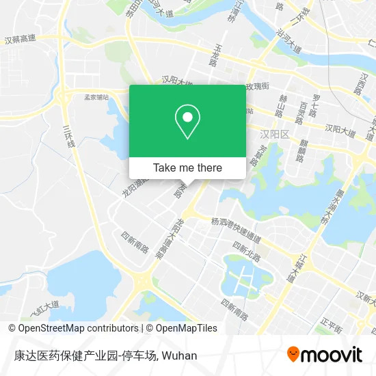 康达医药保健产业园-停车场 map