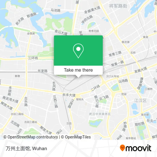 万州土面馆 map