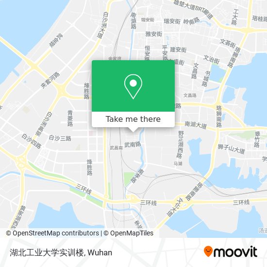 湖北工业大学实训楼 map