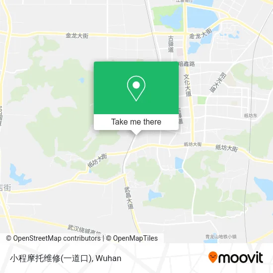 小程摩托维修(一道口) map