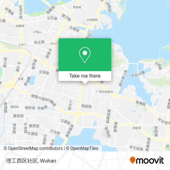 理工西区社区 map