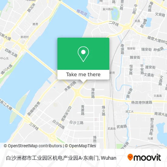 白沙洲都市工业园区机电产业园A-东南门 map