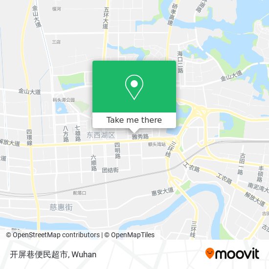 开屏巷便民超市 map