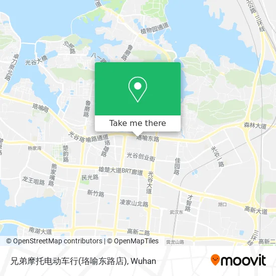 兄弟摩托电动车行(珞喻东路店) map