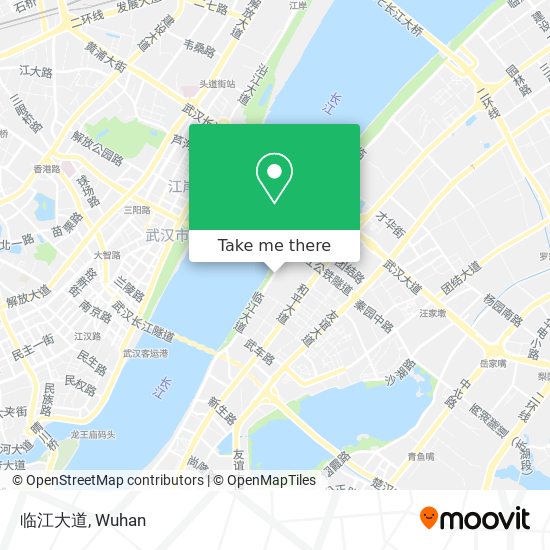 临江大道 map