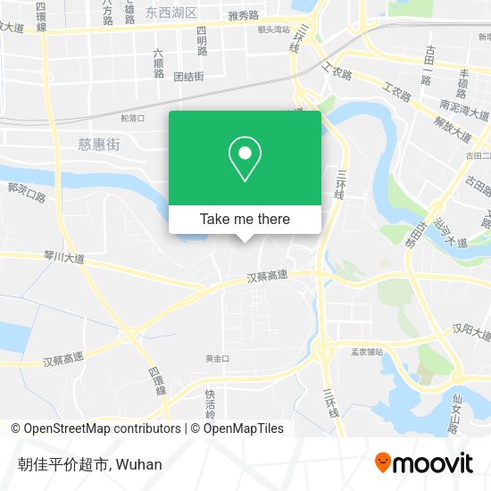 朝佳平价超市 map