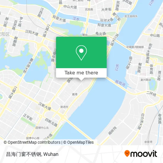 昌海门窗不锈钢 map