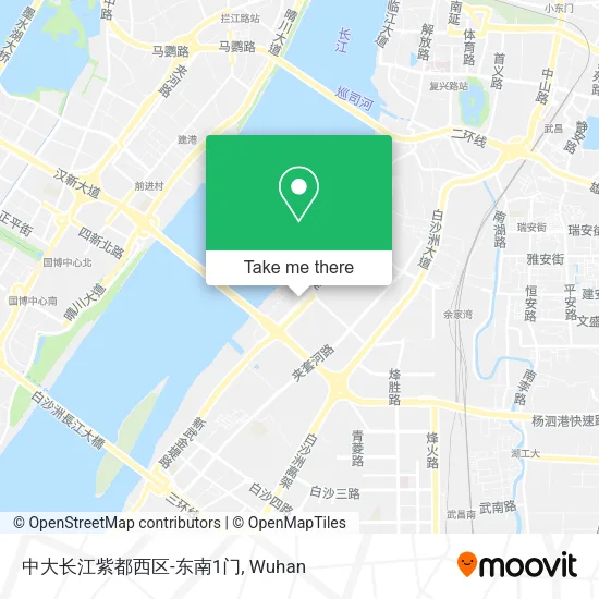 中大长江紫都西区-东南1门 map