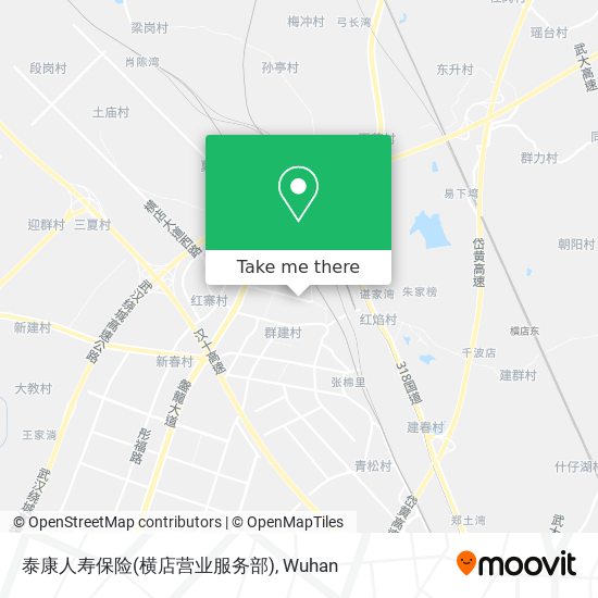 泰康人寿保险(横店营业服务部) map