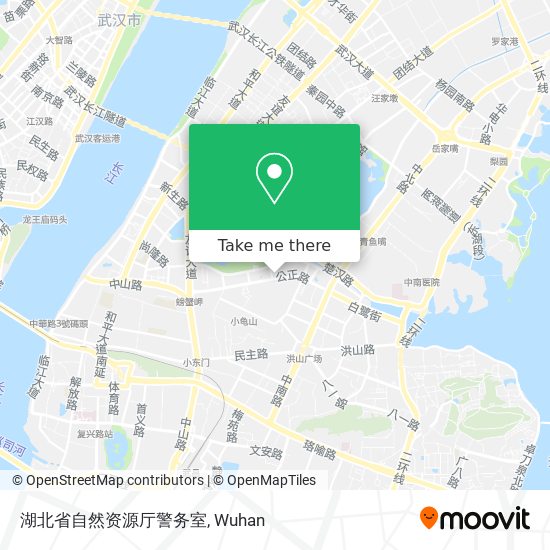 湖北省自然资源厅警务室 map