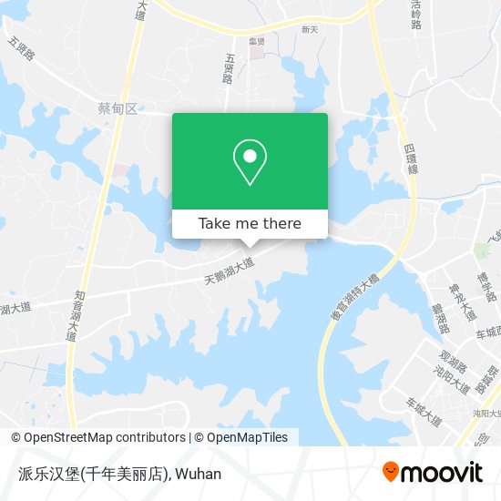 派乐汉堡(千年美丽店) map